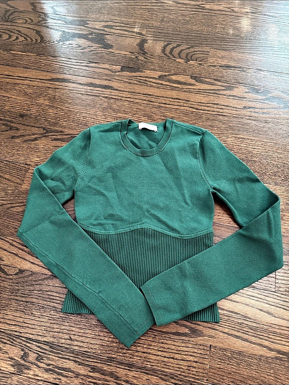 Babaton Green Long Sleeve Top